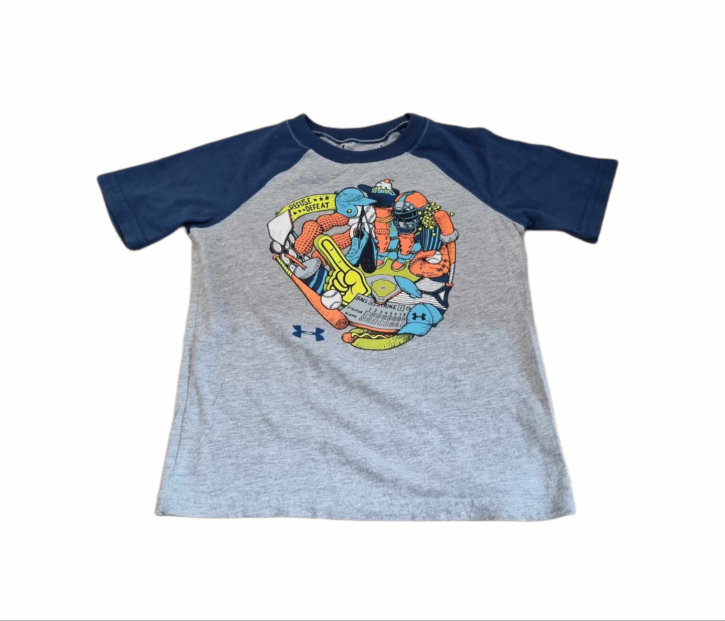 'Refuse Defeat' Tee Boys 5-6 Years