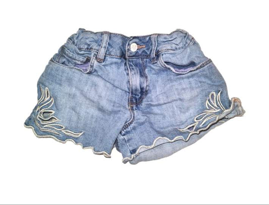 ZARA Blue Denim Shorts Girls 7-8 Years