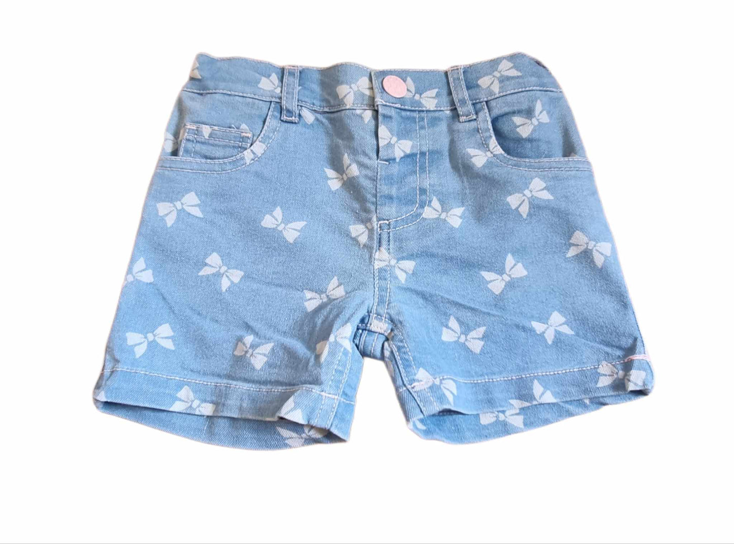 PRIMARK Denim Shorts Girls 18-24 Months