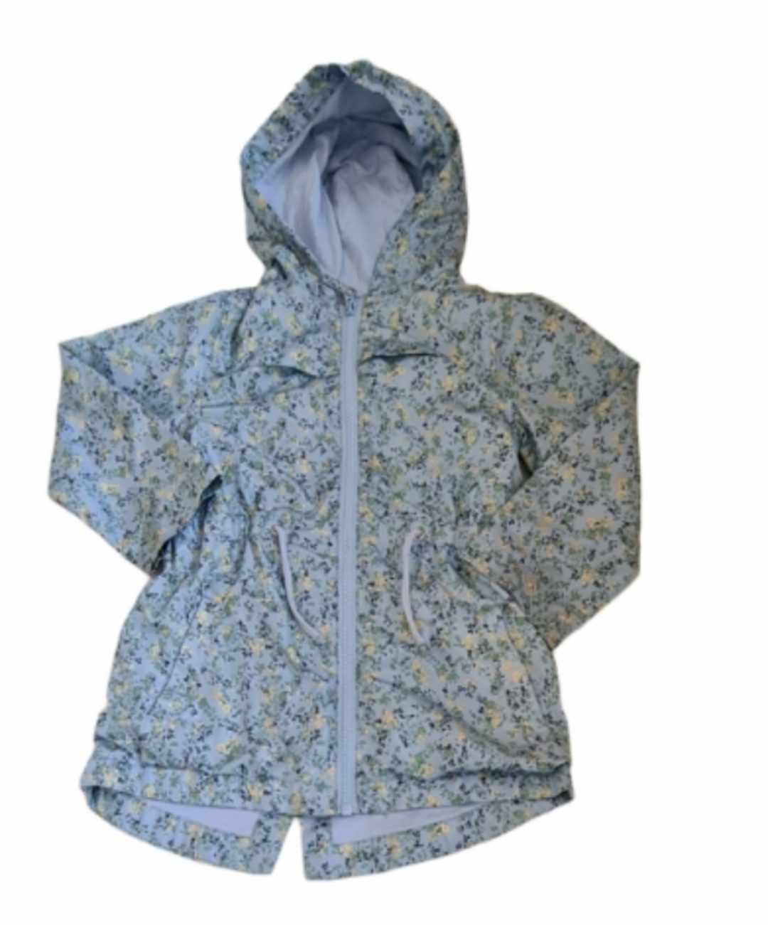 F&F Blue Floral Coat Girls 5-6 Years