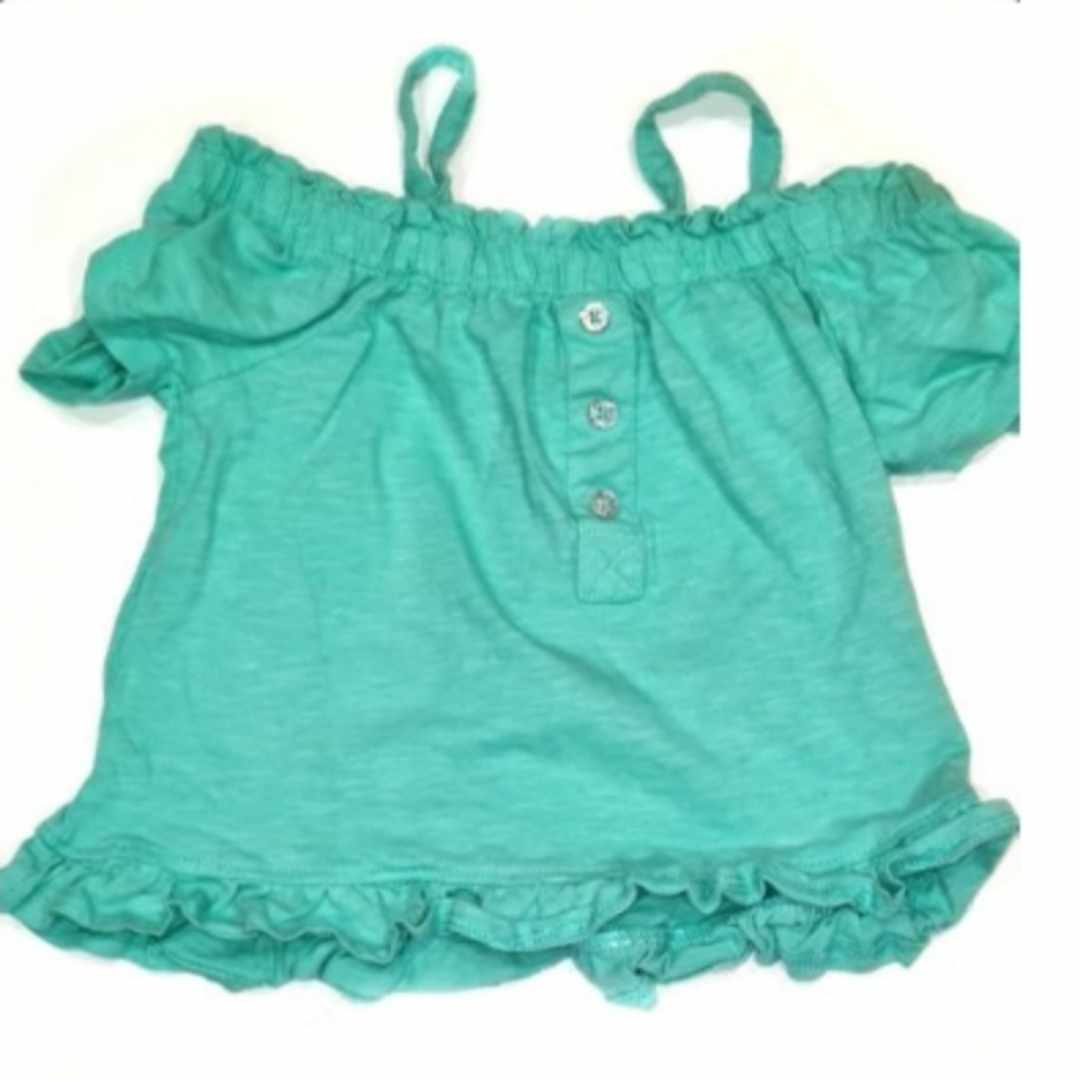 MATALAN Green Flow Top Girls 5-6 Years