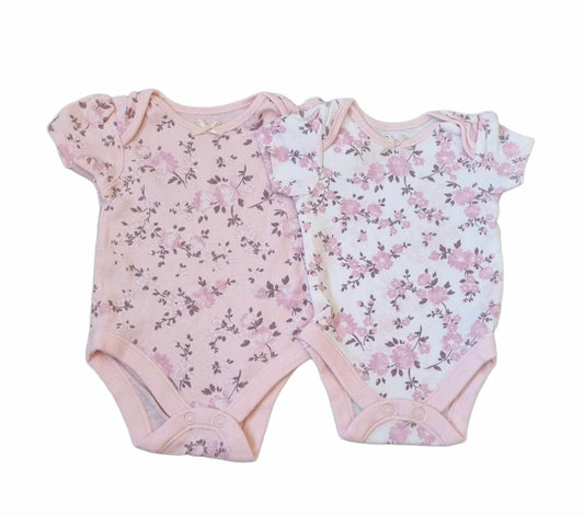 GEORGE 2 Floral Vests Girls Newborn