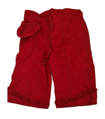 DE BELLE Red Trousers Girls 18-24 Months