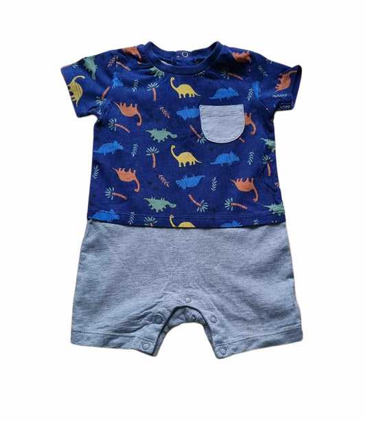 MATALAN Dino Romper Boys 6-9 Months