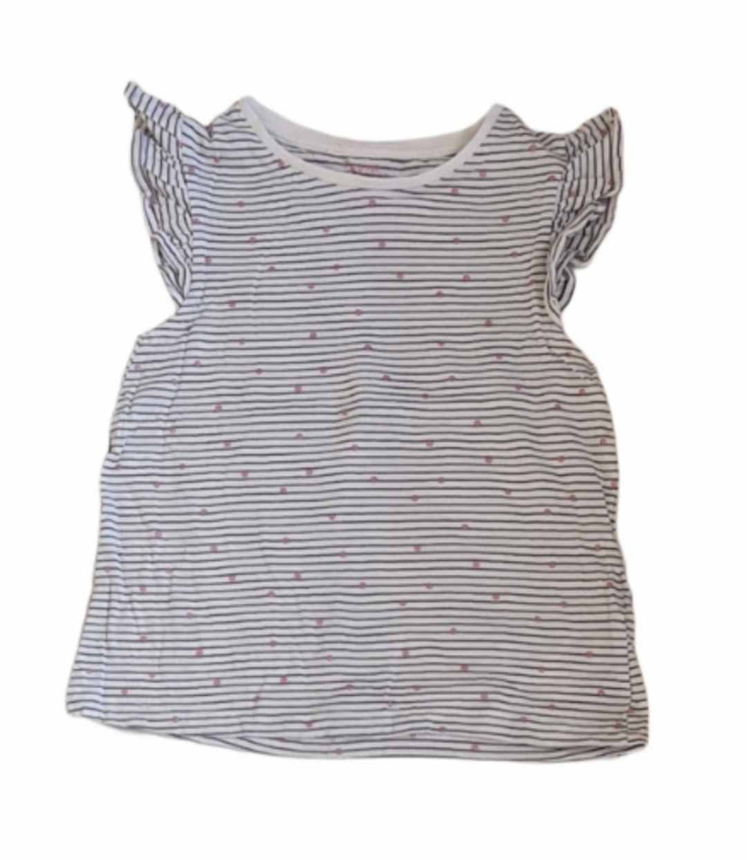 F&F Striped Top Girls 6-7 Years