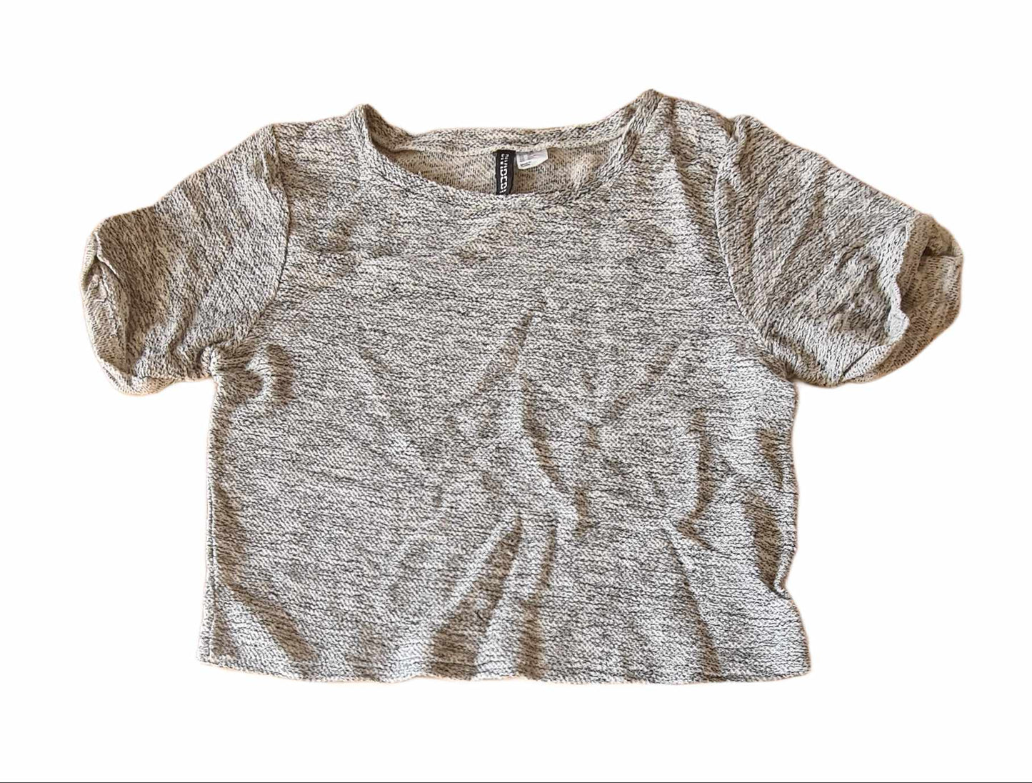 H&M Grey Crop Top Women's Size 12