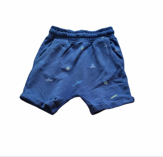 GEORGE Shark Shorts Boys 3-4 Years