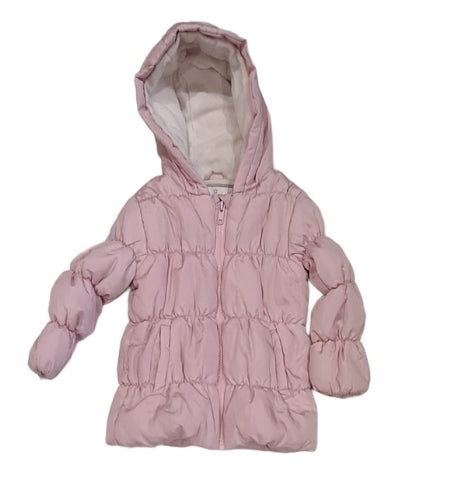 MATALAN Pink Coat Girls 18-24 Months