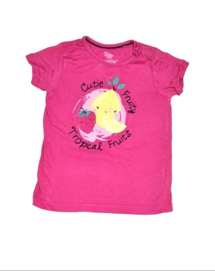 LUPILU Pink T-Shirt Girls 18-24 Months