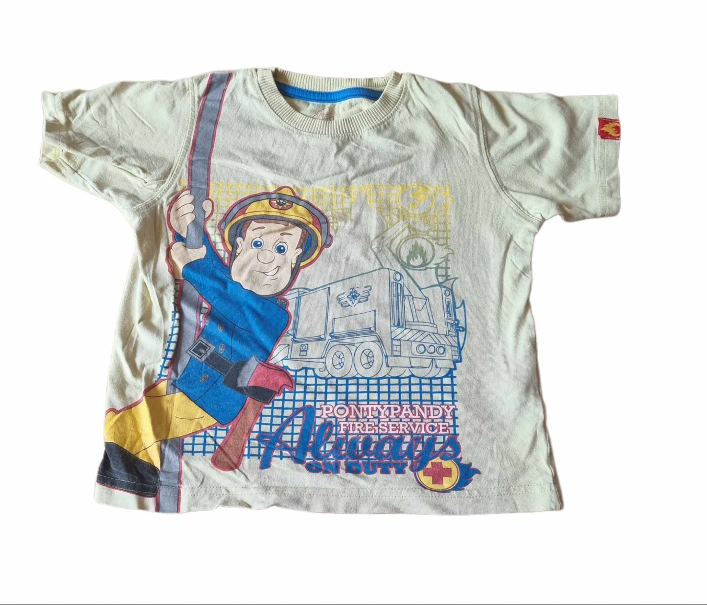 M&S Fireman Sam Tee Boys 2-3 Years