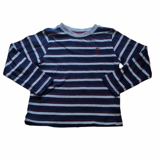 SOUL CAL Striped Top Boys 5-6 Years