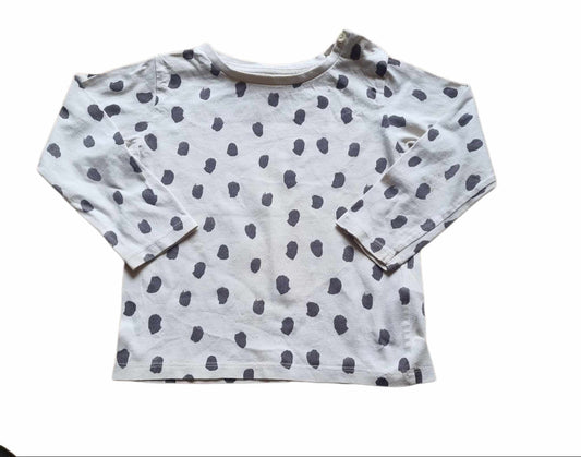 M&S Spotty Top Girls 2-3 Years