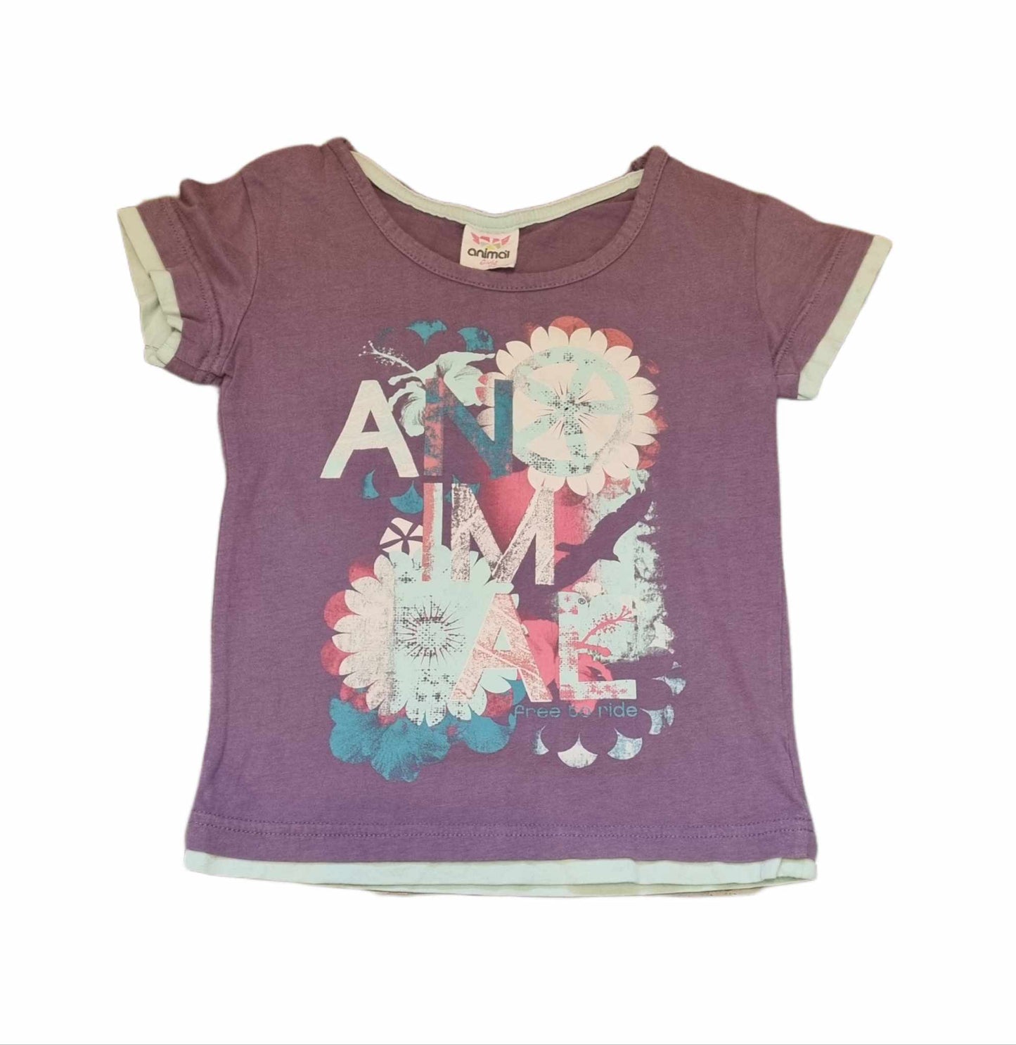 ANIMAL Floral Tee Girls 7-8 Years