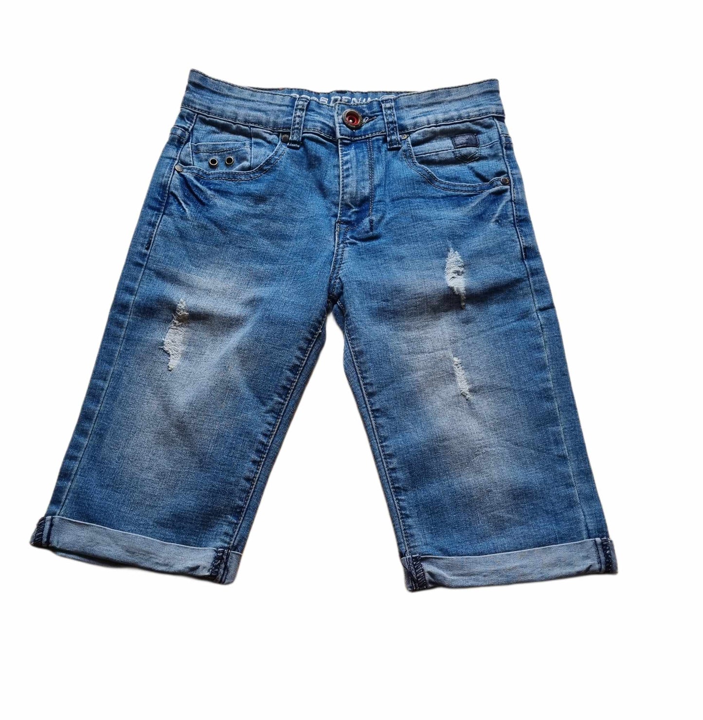 STUDIO Long Denim Shorts Boys 7-8 Years