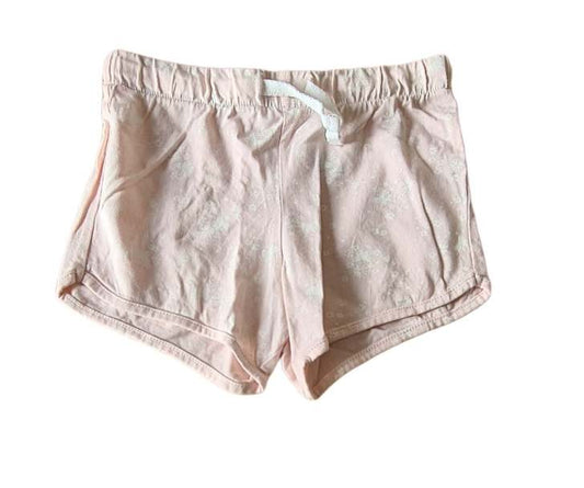 H&M Pink Floral Shorts Girls 18-24 Months