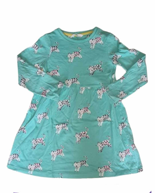 M&S Mint Animal Dress Girls 5-6 Years