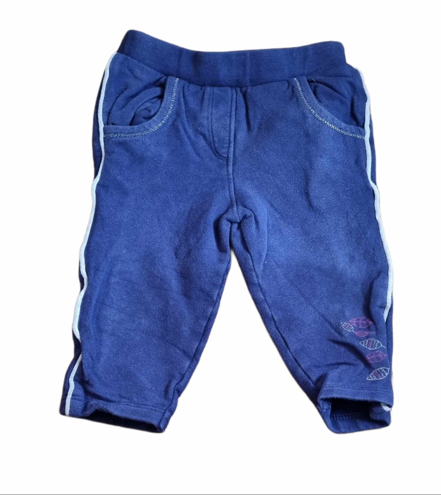 Navy Blue Joggers Girls 6-9 Months