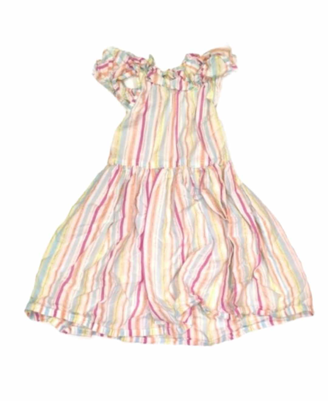 HULLABALOO Striped Dress Girls 5-6 Years