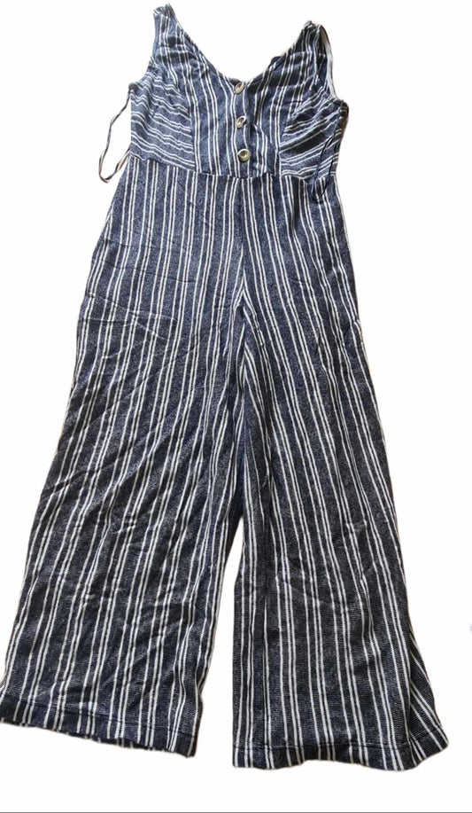 F&F Striped Jumpsuit Women's Size 6