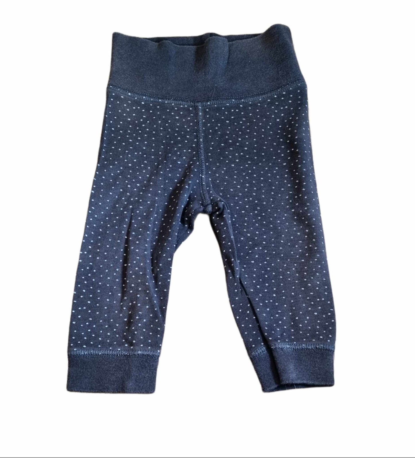 H&M Black Polka Dot Trousers Girls 3-6 Months