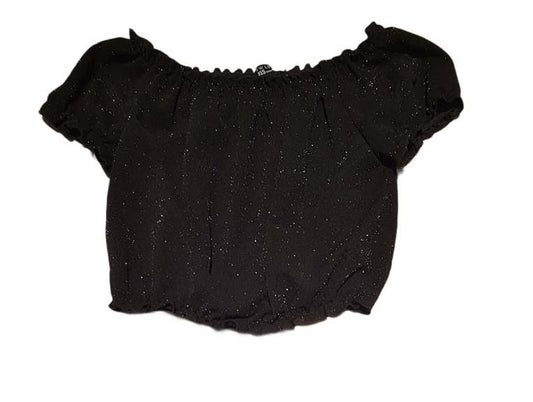NEW LOOK Sparkly Short Top Girls 12-13 Years
