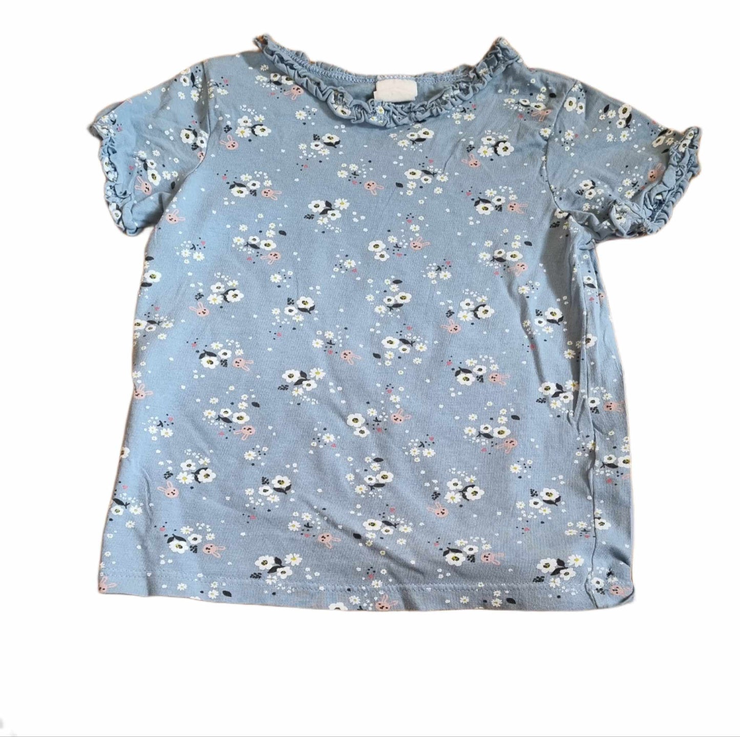 H&M Floral Tee Girls 12-18 Months