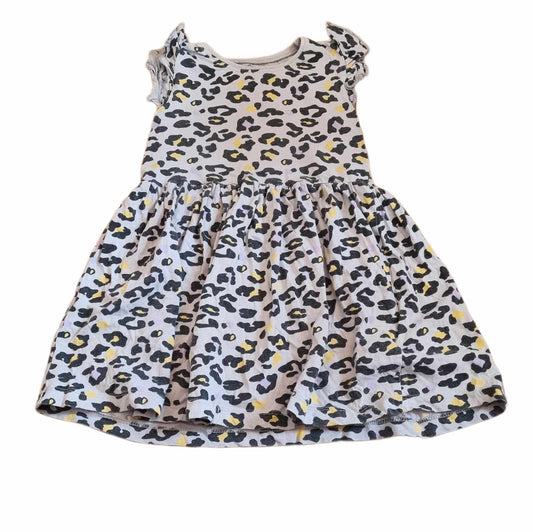 MINOTI Leopard Print Dress Girls 3-4 Years