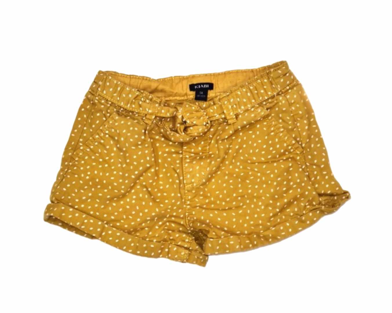 KIABI Mustard Shorts Girls 5-6 Years