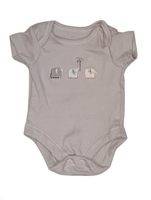 NUTMEG 3 Elephants Unisex Vest Newborn