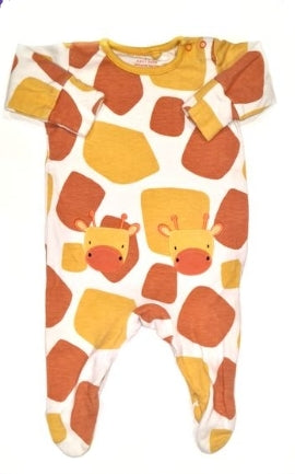 NEXT Giraffe Unisex Sleepsuit Newborn