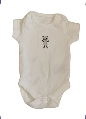 MOTHERCARE White Teddy Bear Vest Unisex Newborn