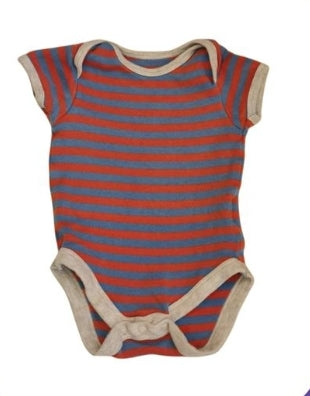 MOTHERCARE Red and Blue Striped Vest Boys Newborn