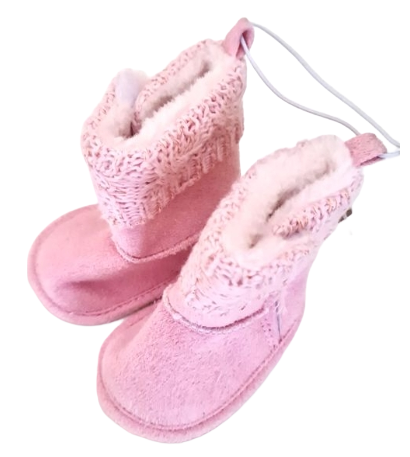 BRAND NEW PRIMARK Pink Baby Booties Girls 0-3 Months