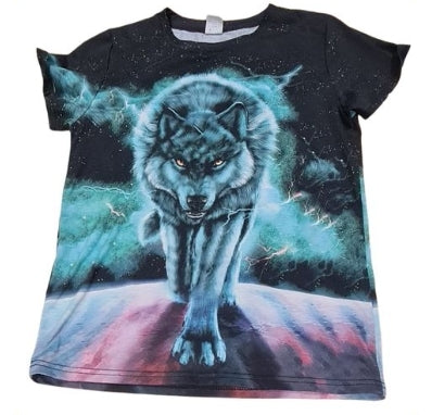 Midnight Wolf T-Shirt Boys 10-11 Years