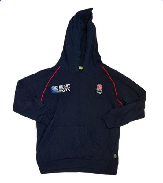 Navy Blue Rugby Hoodie Boys 10-11 years