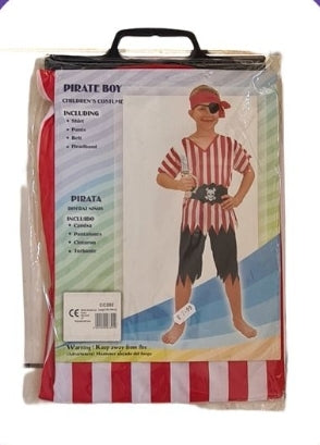 BRAND NEW Pirate Dress Up Outfit Boys 10-12 years
