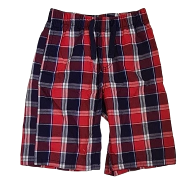 OSHKOSH Red and Blue Checked Shorts Boys 10-11 Years