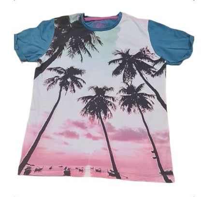 MATALAN Palm Tree T-Shirt Boys 10-11 Years