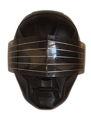 Halloween Plastic Black Mask