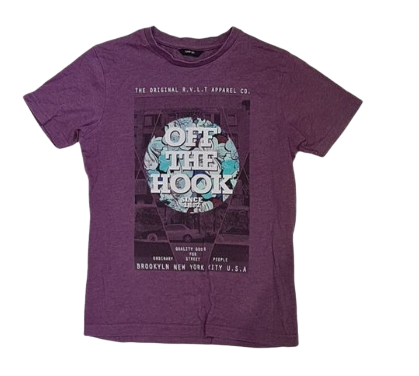 GEORGE 'Off the Hook' T-Shirt Boys 10-11 Years