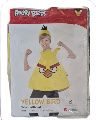 BRAND NEW Smiffys Angry Bird Costume Boys and Girls 10-12 Years