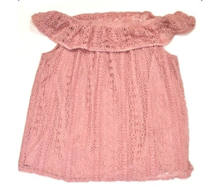 PRIMARK Pink Cold Shoulder Top (Girls 10-11 Years)