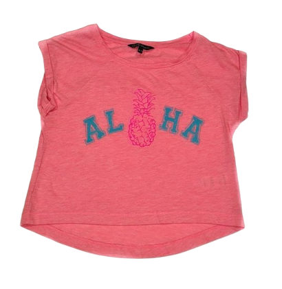 MATALAN 'Aloha' Peach Top (Girls 10-11 Years)