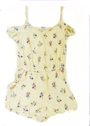 H&M Yellow Floral Playsuit (Girls 10-11 Years)