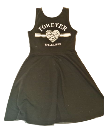 H&M 'Forever' Black Dress Girls 10-12 Years