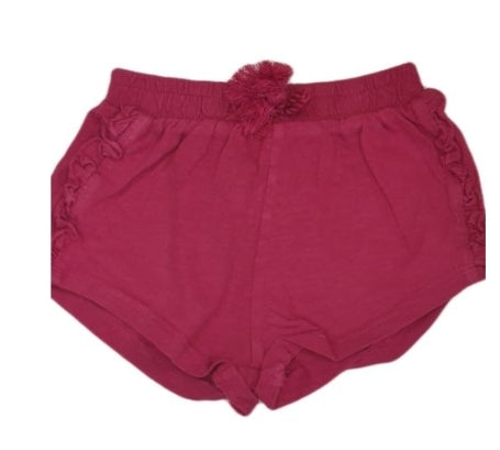 TU Red Cotton Shorts Girls 3-4 Years