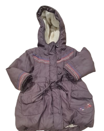 ROCHA LITTLE ROCHA Brown Floral Coat Girls 3-4 Years