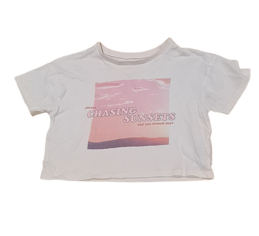 PRIMARK 'Chasing Sunsets' Short Top Girls 9-10 Years