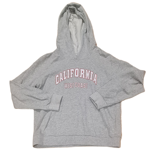 SHEIN 'California' Grey Pullover Hoodie Girls 11-12 Years