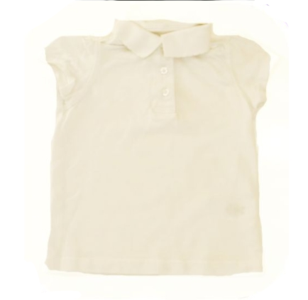 GEORGE White Polo Shirt Girls 3-4 Years